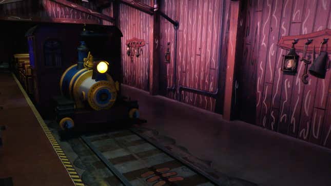 Image for article titled Here&#39;s a Sneak Peek of Mickey and Minnie&#39;s Runaway Railway Queue at Disneyland