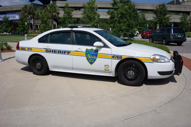JACKSONVILLE, FLORIDA - JULY 30, 2015: A Jacksonville Sheriff’s Office (JSO) police car parked in Jacksonville. JSO currently employs about 1,600 police officers and about 700 correctional officers.