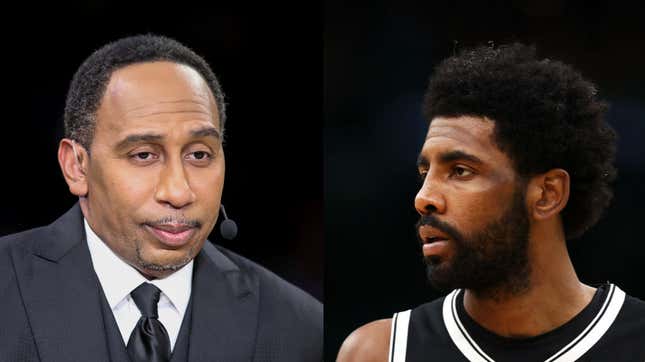 Image for article titled Kyrie Irving and Stephen A. Smith Trade Words on Social Media