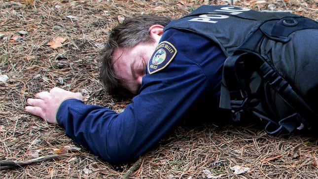 Image for article titled Cop Plays Dead To Get Out Of Confronting School Shooter