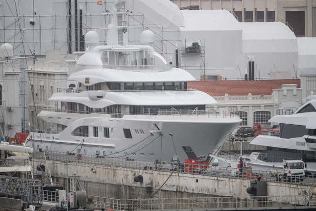 Image for article titled These Are The Seized Yachts Of Russian Oligarchs