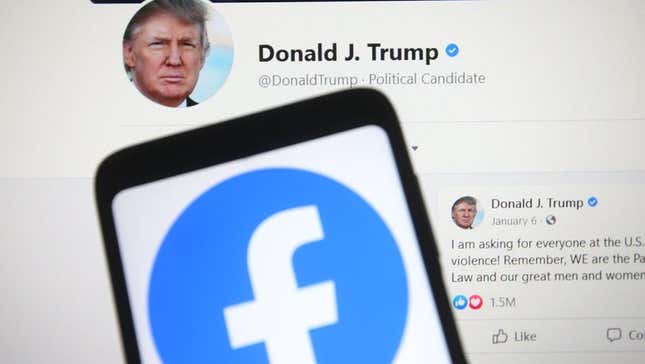 Former President Donald Trump's Facebook ban is being lifted