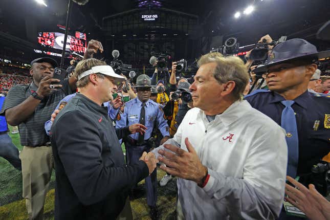 Alabama’s Nick Saban And Georgia’s Kirby Smart Voice Concerns Over NIL ...