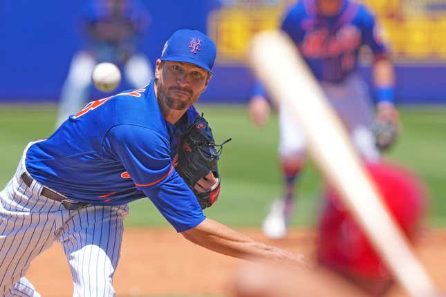 Jacob deGrom is missing a spring start.