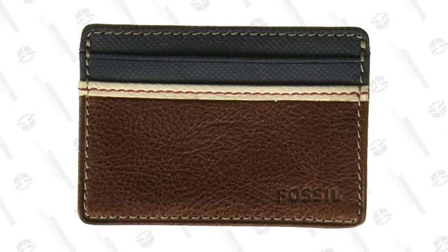 Fossil Leather Minimalist Front Pocket Wallet | $22 | Amazon