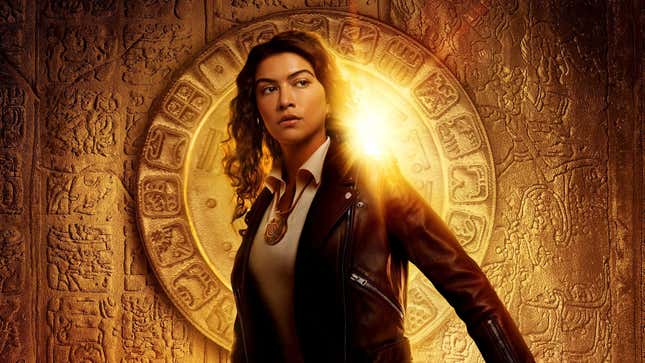 Lisette Olivera in key art for Disney+'s National Treasure: Edge of History. 