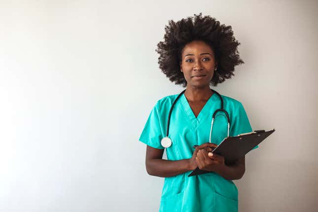 Image for article titled Afro-Latina Artist Pays Special Tribute to Black Nurses