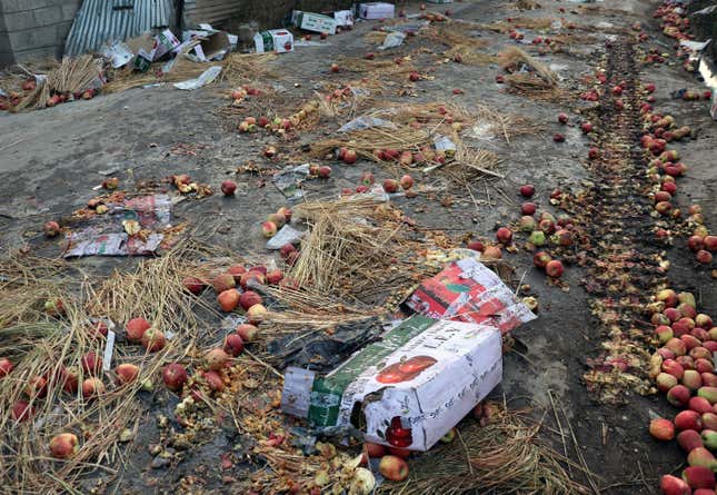 Terrorists are targeting apple traders.
