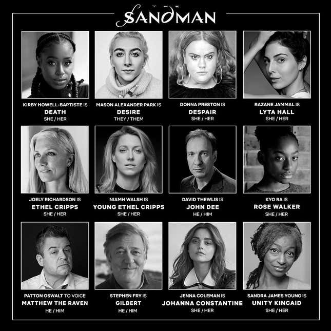 Image for article titled Netflix's Sandman Has Cast Death and a Whole Lot More of the Dreaming