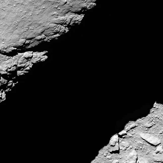 Image for article titled Photos: What it’s like to be a spacecraft crash-landing into a comet
