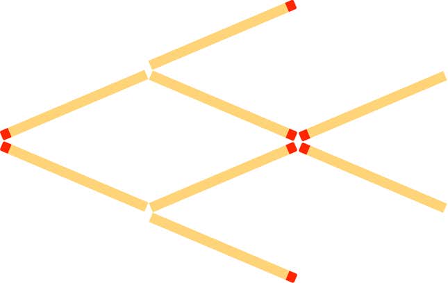 Image for article titled Gizmodo Monday Puzzle: Can You Match Wits With Matchsticks?