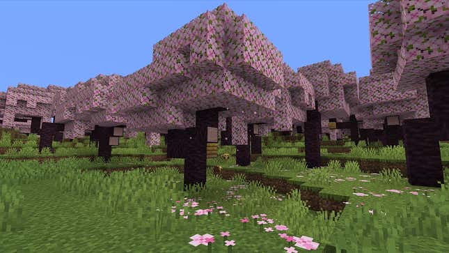 Image for article titled How to Test Minecraft&#39;s New Cherry Blossoms Before Everyone Else