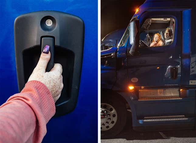 Image for article titled How truckers make a home on the road