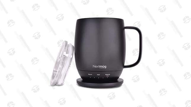 Nextmug Temperature-Controlled, Self-Heating Coffee Mug | $100 | Amazon