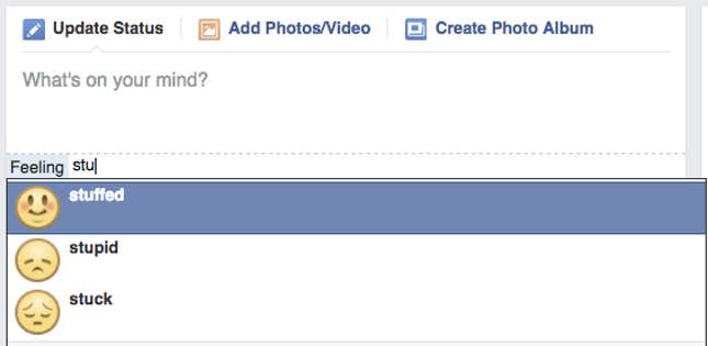 Image for article titled Facebook has scrapped its “feeling fat” emoticon