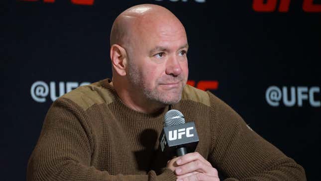 Dana White is back to doing what he does best.