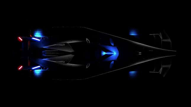 A teaser image of the Formula E Gen 3 car