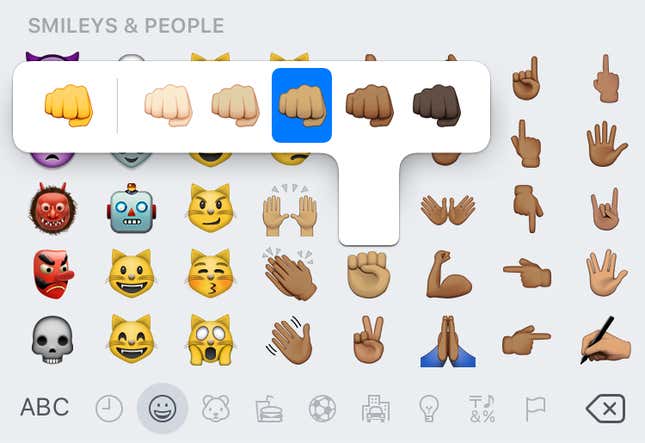 Instead of a white default, you get the special!