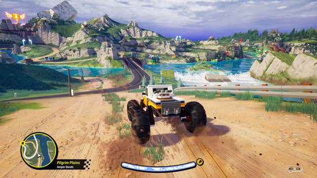Image for article titled Lego 2K Drive Is an Open-World Physics Sandbox Masquerading as a Racing Game