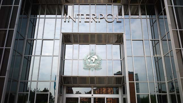The Interpol headquarters, seen here in Lyon, eastern France, in May 2010.