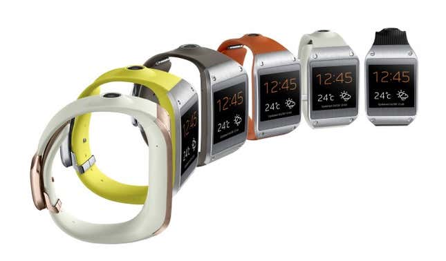 Image for article titled Samsung gets creative with Galaxy Gear, but smart watches remain toys