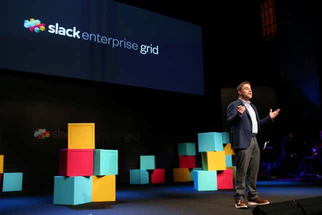 Stewart sells Slack to the enterprise
