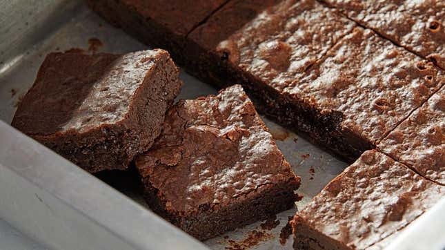 brownies in pan