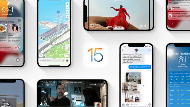 Image for article titled iOS 15 Is Out Now: Here&#39;s How to Upgrade