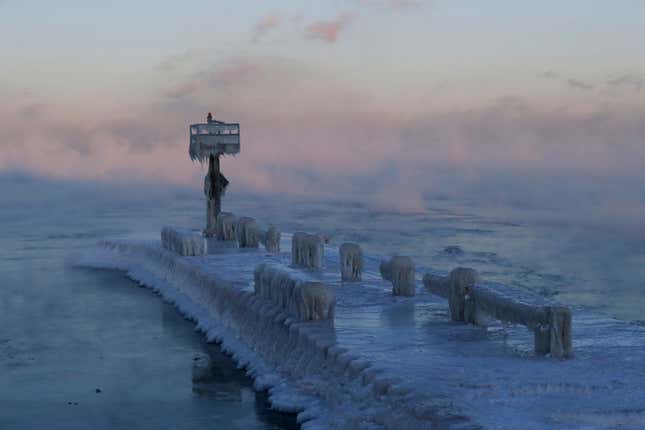 Image for article titled How cold is North America this week? Picture this