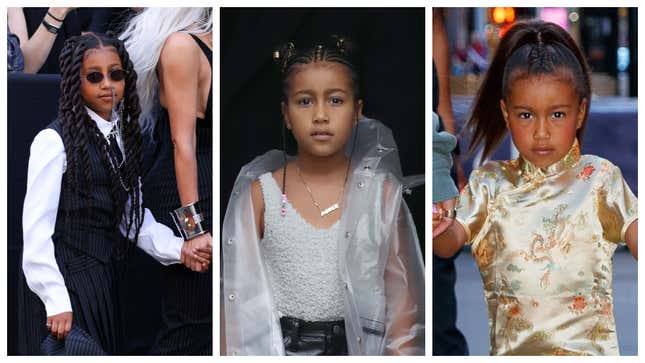 Image for article titled All of the Times Kim Kardashian Had North West’s Hair On Point