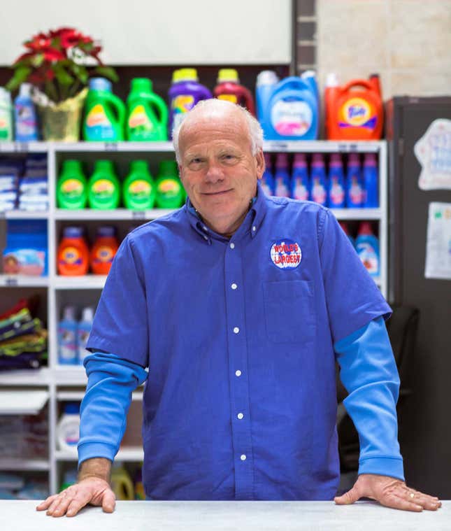 Tom Benson bought the laundromat in 1999 and made it into a family-friendly business.