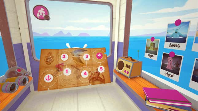 Screenshot from the game Sea Hero Quest VR.
