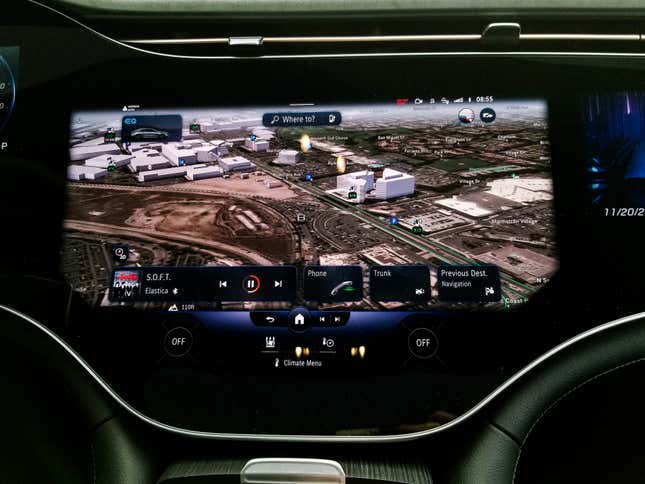 Image for article titled First Drive: The 2022 Mercedes-Benz EQS450+ Is A Beautiful Electric Porpoise