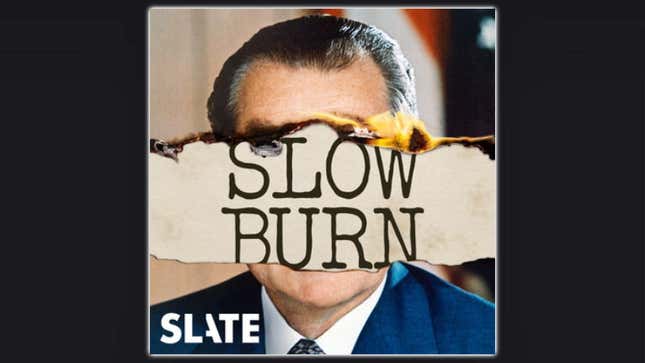 Slow Burn podcast logo