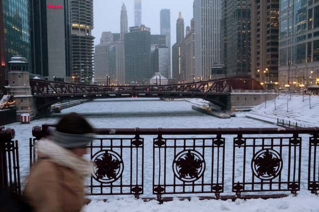 Image for article titled How cold is North America this week? Picture this