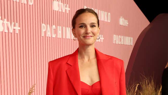 LOS ANGELES, CALIFORNIA - MARCH 16: Natalie Portman attends the red carpet event for the global premiere of Apple's "Pachinko" at Academy Museum of Motion Pictures on March 16, 2022 in Los Angeles, California.