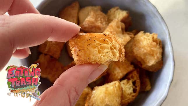 Image for article titled Air-fried Croissants Make the Best Croutons