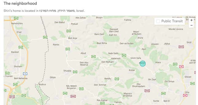 Image for article titled To understand where the Israeli-Palestinian conflict goes from here, look on Airbnb