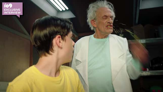 Live-action Morty realizing that live-action Rick isn’t a pickle.