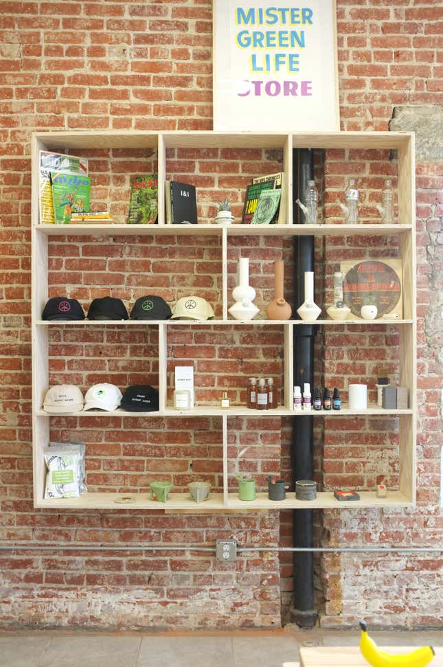 A display at Mister Green.