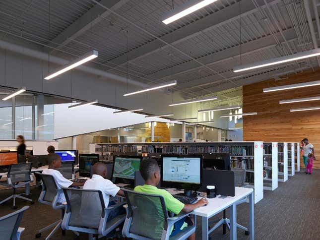 Computers at library