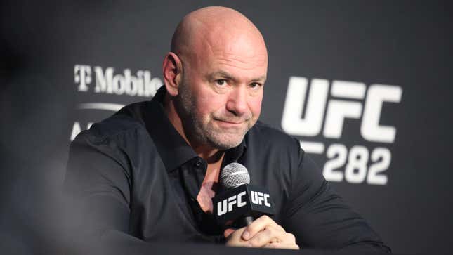 Image for article titled UFC's Dana White admits publicly hitting wife on NYE