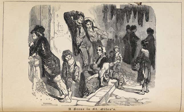“Una escena en St Giles’s”