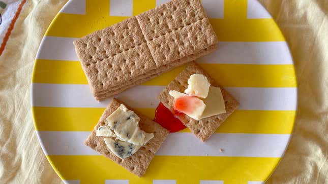 Image for article titled Put Fancy Cheese on Some Graham Crackers