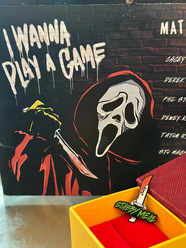 Image for article titled Meet Ghostface, Dine on a Stabby Meal, and Venture Into the Scream Experience