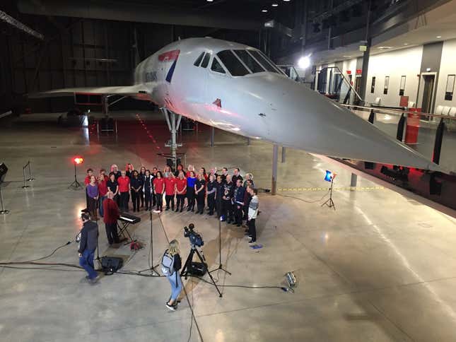 The Airbus choir