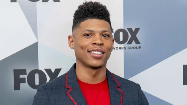  Bryshere Gray attends the 2018 Fox Network Upfront at Wollman Rink, Central Park on May 14, 2018, in New York City.