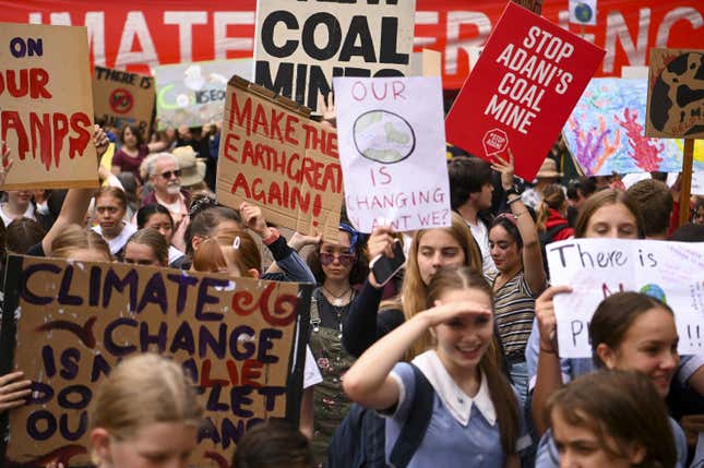 Pictures: Climate Change Protests By Young People Around The World