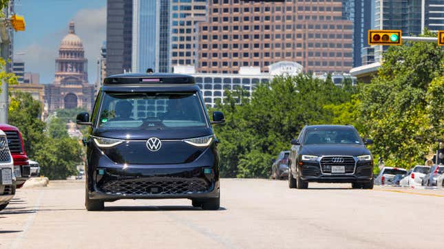 Image for article titled Volkswagen&#39;s Self-Driving Cars Begin Testing In Texas