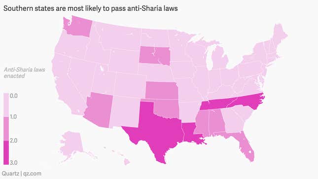 Image for article titled The legalization of Islamophobia is underway in the United States